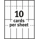Avery Blank Printable Tickets with Tear-Away Stubs - Perforated (16795)