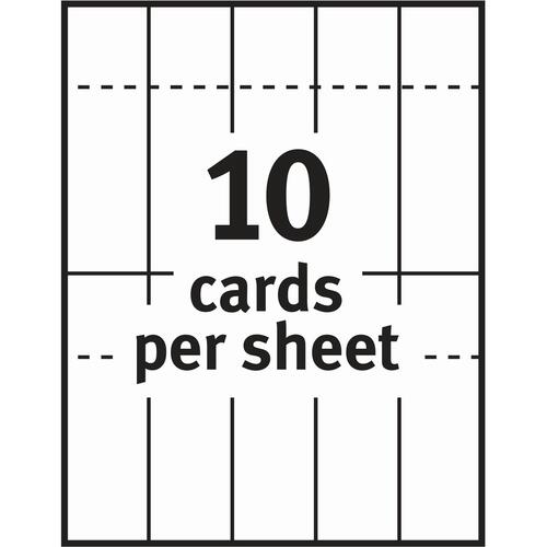 Avery Blank Printable Tickets with Tear-Away Stubs - Perforated (16795)