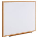 Universal Dry Erase Board, Melamine, 72 x 48, Satin-Finished Aluminum Frame (43626)