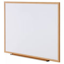 Universal Dry Erase Board, Melamine, 72 x 48, Satin-Finished Aluminum Frame (43626)