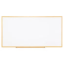 Universal Dry Erase Board, Melamine, 72 x 48, Satin-Finished Aluminum Frame (43626)