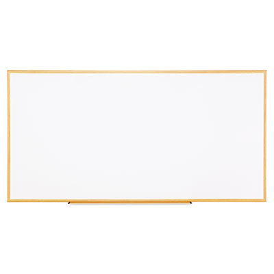 Universal Dry Erase Board, Melamine, 72 x 48, Satin-Finished Aluminum Frame (43626)