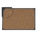 Universal Tech Cork Board, 48 x 36, Cork, Black Frame (43023)