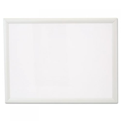 Universal Dry Erase Board, Melamine, 72 x 48, Satin-Finished Aluminum Frame (43626)