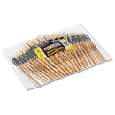 Creativity Street Preschool Brush Set, Sizes 1-12, Natural Bristle, Flat; Round, 24/Set (5172)