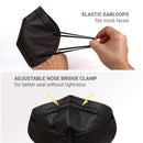 Black Protective Earloop KN95 Mask Disposable Particulate Mask- GB2626-2019