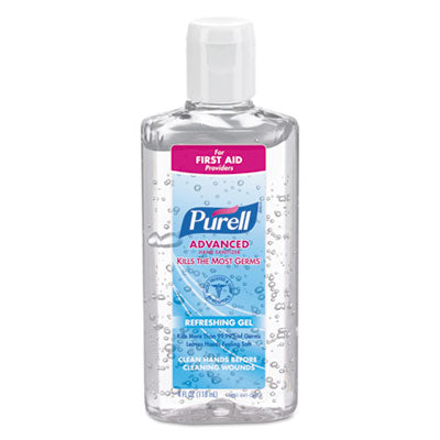 PURELL Advanced Hand Sanitizer Refreshing Gel, Clean Scent, 8 oz Pump Bottle, 12/Carton (965212CT)