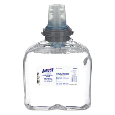 PURELL Advanced TFX Gel Instant Hand Sanitizer Refill, 1200 mL (545604CT)