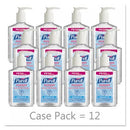 PURELL Advanced Hand Sanitizer Refreshing Gel, Clean Scent, 8 oz Pump Bottle, 12/Carton (965212CT)
