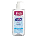 PURELL Advanced Hand Sanitizer Refreshing Gel, Clean Scent, 8 oz Pump Bottle, 12/Carton (965212CT)