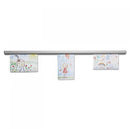 Advantus Grip-A-Strip Display Rail, 12 x 1 1/2, Aluminum Finish (1025)