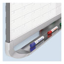 Quartet Prestige 2 Magnetic Total Erase 4-Month Calendar, 48 x 36, Graphite Color Frame (4MCP43P2)