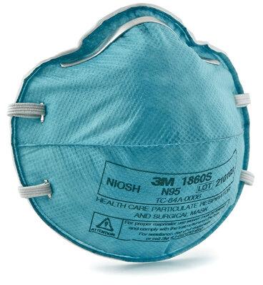Face Mask - SMALL 3M N95 Model 1860S NIOSH -120 Masks