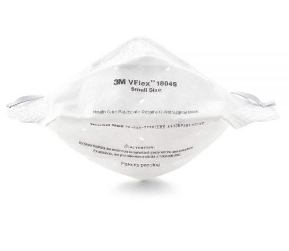 Face Mask - 3M VFLEX N95 Model 1804S - 400 Masks - NIOSH Approved