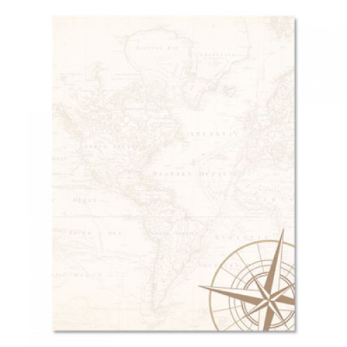Astrodesigns Pre-Printed Paper, 24 lb, 8.5 x 11, Hi There, 75/Pack (91277)