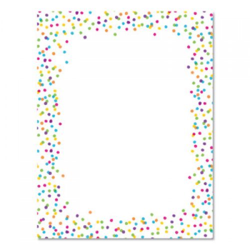 Astrodesigns Pre-Printed Paper, 24 lb, 8.5 x 11, Hi There, 75/Pack (91277)