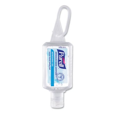 PURELL Advanced Hand Sanitizer Refreshing Gel, Clean Scent, 8 oz Pump Bottle, 12/Carton (965212CT)