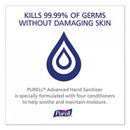 PURELL Advanced Hand Sanitizer Refreshing Gel, Clean Scent, 8 oz Pump Bottle, 12/Carton (965212CT)