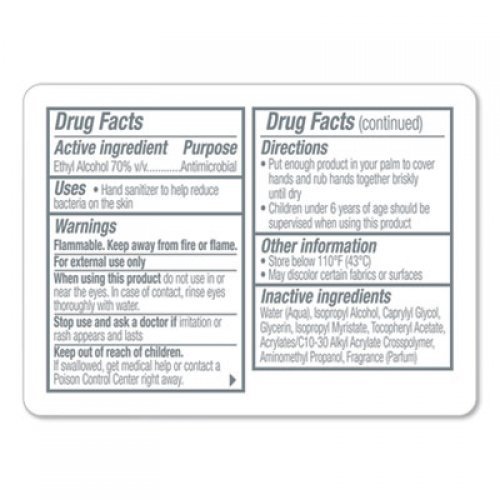 PURELL Advanced Hand Sanitizer Refreshing Gel, Clean Scent, 8 oz Pump Bottle, 12/Carton (965212CT)