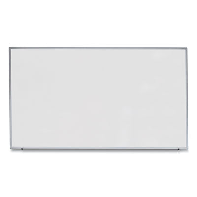 Universal Dry Erase Board, Melamine, 72 x 48, Satin-Finished Aluminum Frame (43626)