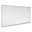 Universal Dry Erase Board, Melamine, 72 x 48, Satin-Finished Aluminum Frame (43626)
