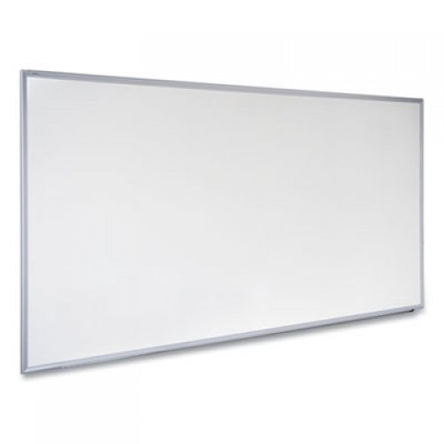 Universal Dry Erase Board, Melamine, 72 x 48, Satin-Finished Aluminum Frame (43626)