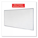 Universal Dry Erase Board, Melamine, 72 x 48, Satin-Finished Aluminum Frame (43626)