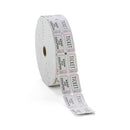 ICONEX Consecutively Numbered Double Ticket Roll, Red, 2000 Tickets/Roll (94190083)