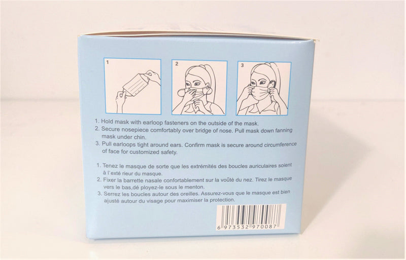 ASTM Level 2 Procedure Mask - 98% filtration -  Disposable - Aoshang - pack of 50