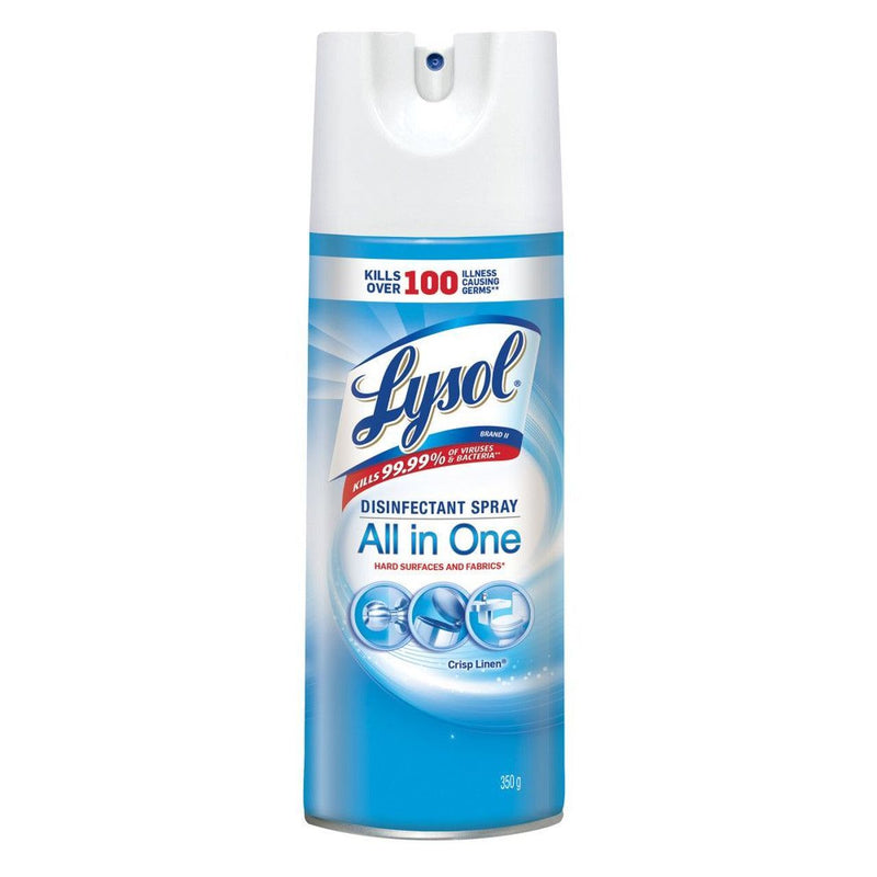 Lysol® Disinfectant Spray - Crisp Linen® - pack of 12 cans - 12.5oz- $8.25/can