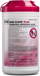 65 Sani-Cloth Plus Germicidal Disposable Wipe - 1 canister of 65 wipes - on list N of the CDC confirmed COVID-19 killers