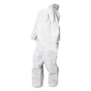 Boardwalk Disposable Coveralls, White, Large, Polypropylene, 25/Carton (00032L)