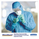 KleenGuard A60 Blood and Chemical Splash Protection Coveralls, X-Large, Blue, 24/Carton (45094)