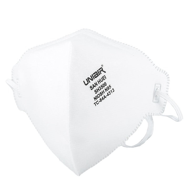 UNIAIR SH3500 N95 Mask SAN HUEI Respirator CDC NIOSH Approved 20 masks $2 EACH