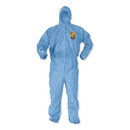 KleenGuard A60 Elastic-Cuff, Ankle & Back Coveralls, Blue, 2X-Large, 24/Case (45005)