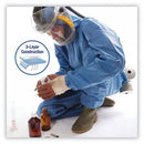 KleenGuard A60 Elastic-Cuff, Ankle & Back Coveralls, Blue, 2X-Large, 24/Case (45005)