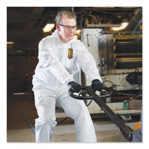 KleenGuard A45 Liquid and Particle Protection Surface Prep/Paint Coveralls, Large, 25/CT (48973)