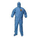KleenGuard A60 Elastic-Cuff, Ankle & Back Coveralls, Blue, 2X-Large, 24/Case (45005)