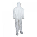 KleenGuard A45 Liquid and Particle Protection Surface Prep/Paint Coveralls, Large, 25/CT (48973)