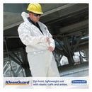 KleenGuard A35 Coveralls, Hooded, X-Large, White, 25/Carton (38939)
