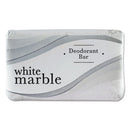 Dial Amenities Individually Wrapped Deodorant Bar Soap, White,