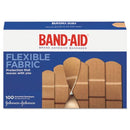 BAND-AID Flexible Fabric Premium Adhesive Bandages, 3/4" x 3", 100/Box (4434)