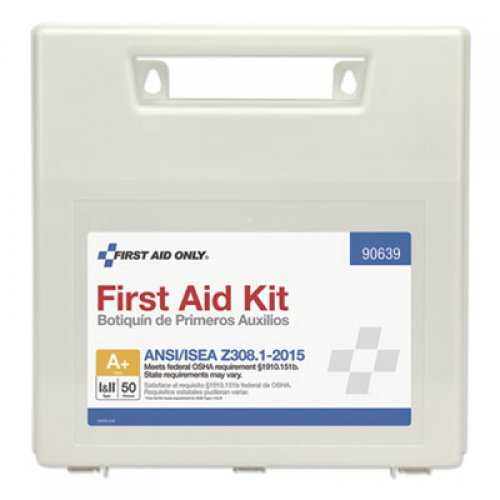First Aid Only ANSI Class A+ First Aid Kit for 50 People, 183 Pieces (90639)