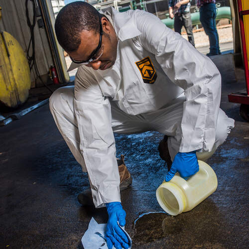 Kimberly Clark Kleenguard A40 Disposable Coveralls Zipper Front