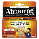 Airborne Immune Support Effervescent Tablet, Zesty Orange, 30 Count (10030)
