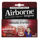 Airborne Immune Support Effervescent Tablet, Zesty Orange, 30 Count (10030)