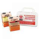 Pac-Kit Small Industrial Bloodborne Pathogen Kit, Plastic Case, 4.5"H x 7.5"W x 2.75"D (3060)