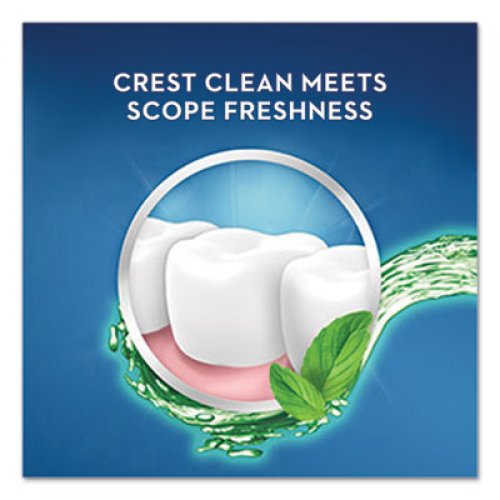 Crest + Scope Rinse, Classic Mint, 36 mL Bottle, 180/Carton (97506)