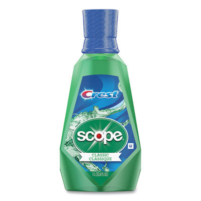 Crest + Scope Rinse, Classic Mint, 36 mL Bottle, 180/Carton (97506)