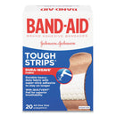 BAND-AID Flexible Fabric Adhesive Tough Strip Bandages, 1" x 3.25", 20/Box (4408)